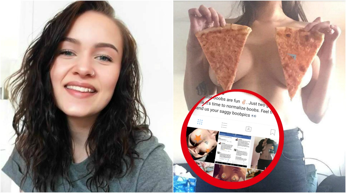 Linas och hennes vän gjorde ett konto på Instagram för att normalisera bröst. 